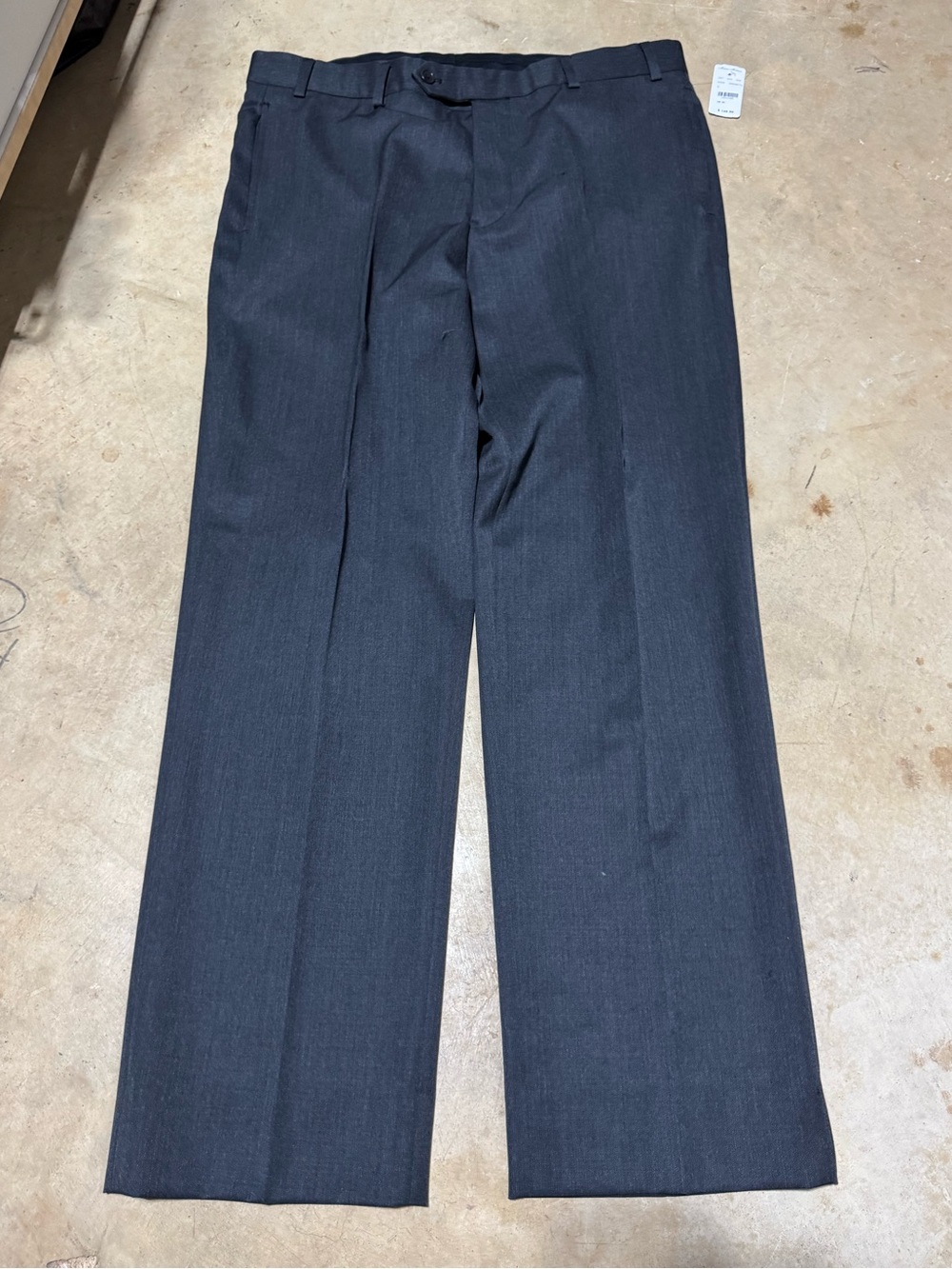 NEW Brooks Brothers Men's Madison Fit Flat Front Wool Pants Sz 36x30 Grey $150